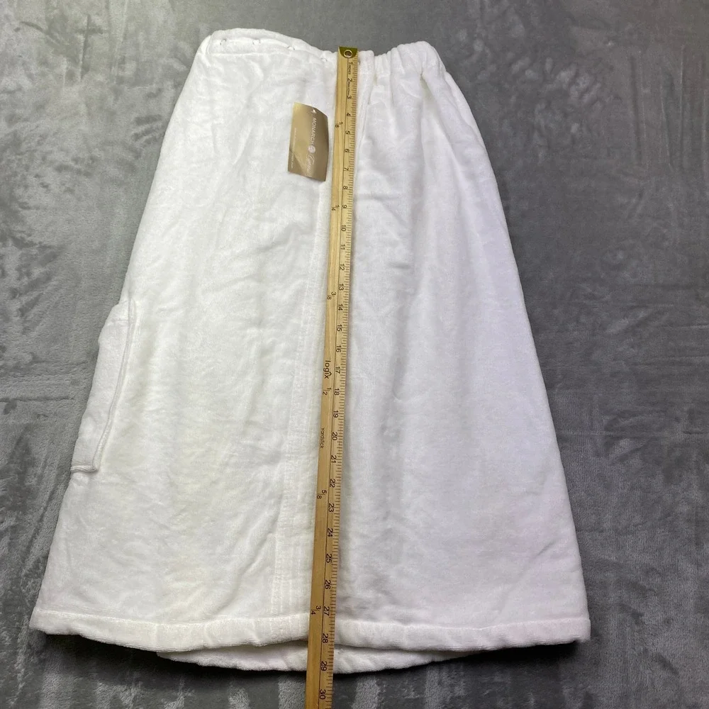 Monarch Cypress Soft‎ Bathrobes Shower Wrap Towel Wearable Bath Pocket NWT 30